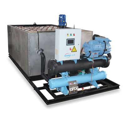 19.75KW Multifunzione 2T 5T 10T 20T Blocco di salamoia impianto di ghiaccio per 5000 kg di produzione di ghiaccio