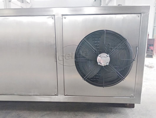 Mini impianto di produzione di ghiaccio 1 tonnellata macchina a blocchi di ghiaccio compatto con componenti Schneider Electric