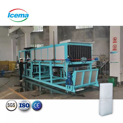 Buon prezzo ICEMA 1T-20T/24H Macchine per il ghiaccio a blocco di raffreddamento diretto per la grande produzione industriale di ghiaccio in linea