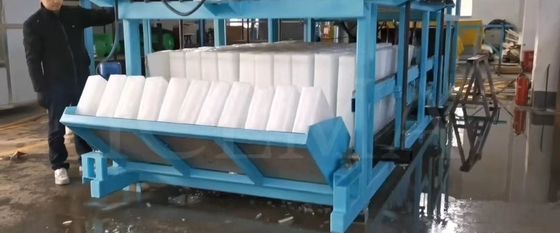 ICEMA 1T-20T/24H Macchine per il ghiaccio a blocco di raffreddamento diretto per la grande produzione industriale di ghiaccio