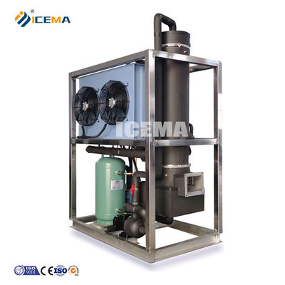 Macchina per la fabbricazione di ghiaccio per tubi industriali per ristoranti 1T 5T 10T Facile da usare 220V/380V