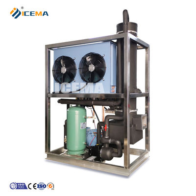 Macchina per la fabbricazione di ghiaccio per tubi industriali per ristoranti 1T 5T 10T Facile da usare 220V/380V