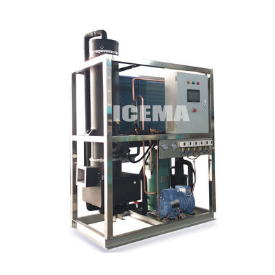 Macchina per la fabbricazione di ghiaccio per tubi industriali per ristoranti 1T 5T 10T Facile da usare 220V/380V
