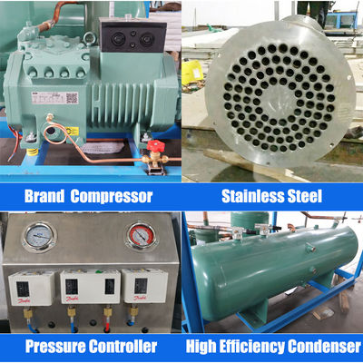 Macchina per la fabbricazione di ghiaccio per tubi industriali per ristoranti 1T 5T 10T Facile da usare 220V/380V