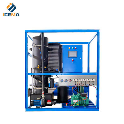 Macchina per ghiaccio a tubo industriale da 1 tonnellata con potenza diretta di 4600W