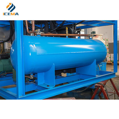Macchina per ghiaccio a tubo industriale da 1 tonnellata con potenza diretta di 4600W