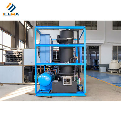 Macchina per ghiaccio a tubo industriale da 1 tonnellata con potenza diretta di 4600W
