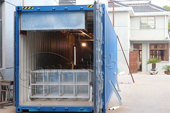 RefComp Compressore 31.25KW 8T Container Block Ice Machine rimovibile per porto e banchina