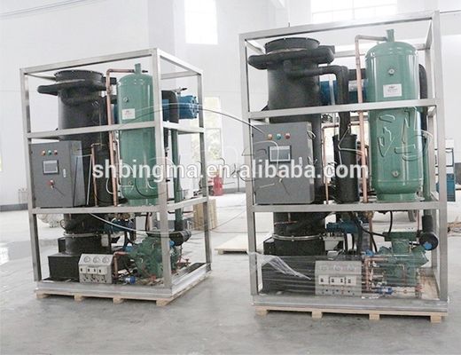Macchine di ghiaccio per tubi di acciaio inossidabile professionale da 25 tonnellate per applicazioni industriali