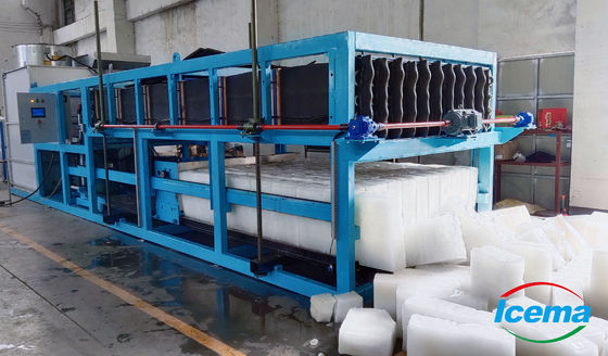 Aria/Acqua raffreddamento 20 tonnellate Blocco macchina per la produzione di ghiaccio ghiaccio industriale personalizzato 85,5KW