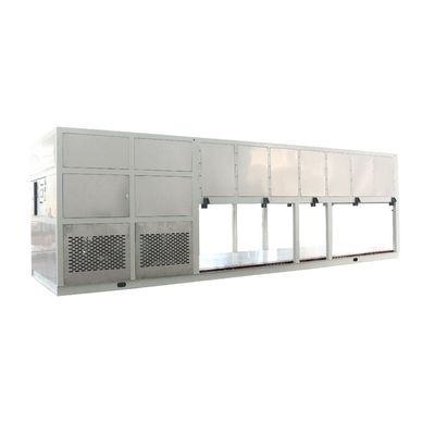 Progettazione della macchina per la produzione di ghiaccio industriale da 15 tonnellate Blocco di raffreddamento diretto Ghiaccio B 320x120x800 mm