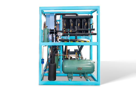 Macchine per la produzione di ghiaccio industriale da 1 tonnellata, con capacità di raffreddamento diretto e di altri depositi di ghiaccio