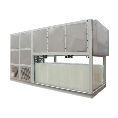 Buon prezzo 5 tonnellate macchina per la produzione di ghiaccio industriale con raffreddamento diretto e refrigerante R404A/R22 in linea