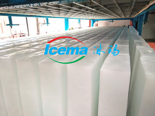 5 tonnellate macchina per la produzione di ghiaccio industriale con raffreddamento diretto e refrigerante R404A/R22