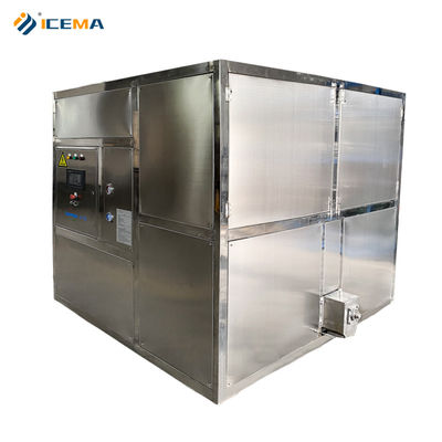 5 tonnellate al giorno Industrial Ice Maker con capacità di stoccaggio di ghiaccio da 100 kg a prezzi competitivi