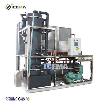Macchina per ghiaccio in tubi in acciaio inossidabile da 8 tonnellate Output automatico 10T/24H Opzioni personalizzabili