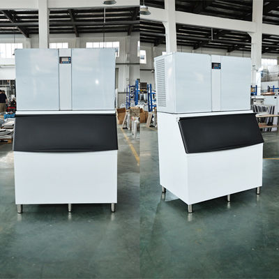 1245*645*760mm Macchina automatica commerciale per cubetti di ghiaccio nel modello più recente 700kg-1000kg/24h