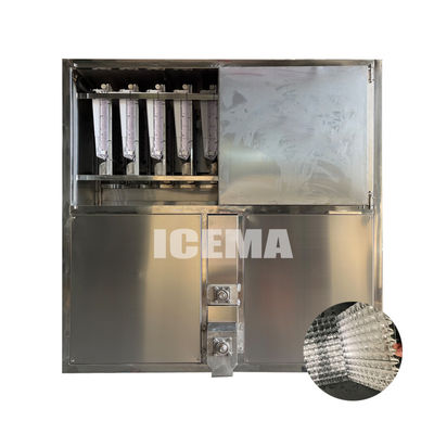 ICEMA 2T/24H macchina per il ghiaccio macchina automatica per la fabbricazione di cubetti di ghiaccio per impianti di ghiaccio