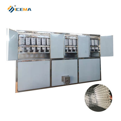 Buon prezzo 12-17 minuti velocità di produzione di ghiaccio Industrial Ice Cube Machine per il commercio al dettaglio e industriale in linea