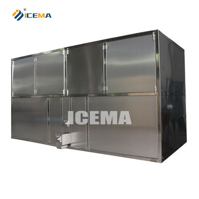Buon prezzo Macchina per la fabbricazione di cubi di ghiaccio per isolamento di materiali PU 5000 kg al giorno per esigenze industriali in linea