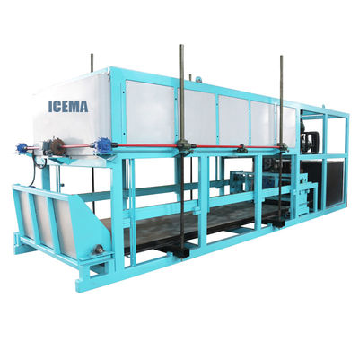 Capacità di raffreddamento di 85 kW 12000 KG Macchina per la fabbricazione di blocchi di ghiaccio industriali per le esigenze dei clienti