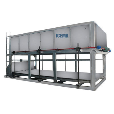 15T/20T macchina per la produzione di blocchi di ghiaccio ad alta potenza e compressione Bitzer/Hanbell per la produzione