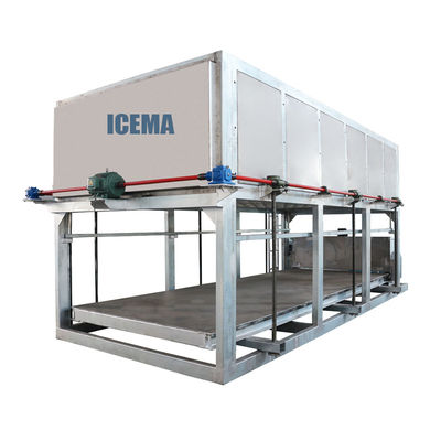 15T/20T macchina per la produzione di blocchi di ghiaccio ad alta potenza e compressione Bitzer/Hanbell per la produzione