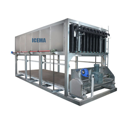 15T/20T macchina per la produzione di blocchi di ghiaccio ad alta potenza e compressione Bitzer/Hanbell per la produzione