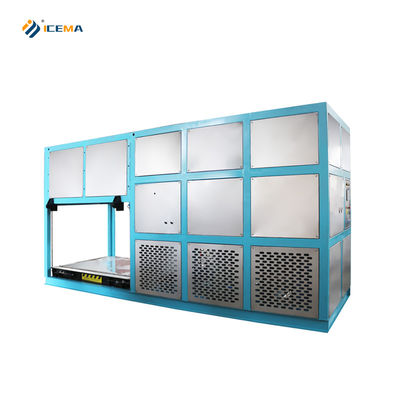 Risparmio energetico 3T Industrial Ice Block Maker Machine con alimentazione 380V/3P/50hz
