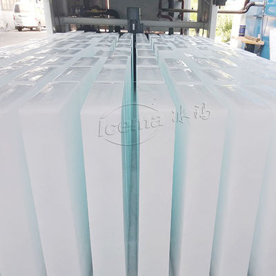 ICEMA Automatic 2T Ice Block Machine Maker per l'industria Altre capacità di stoccaggio del ghiaccio