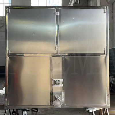 2T Ice Cube Machine Industrial 1860W Ice Maker Cristallo per lo stoccaggio del ghiaccio 2TON Beneficio