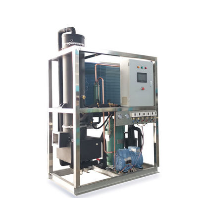 Macchina per la produzione di tubi di ghiaccio industriali da 1 tonnellata con capacità di refrigerazione di 8,9 kW e prezzi accessibili
