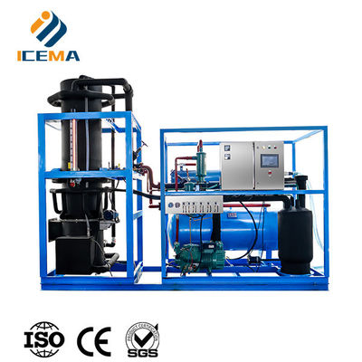 ICEMA Tube Ice Making Machine Output giornaliero personalizzabile 1T-30T Adatta per la vendita Ice Bars Gli hotel possono essere forniti con macchine di imballaggio sacchetti di ghiaccio