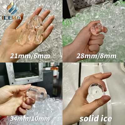 ICEMA Tube Ice Making Machine Output giornaliero personalizzabile 1T-30T Adatta per la vendita Ice Bars Gli hotel possono essere forniti con macchine di imballaggio sacchetti di ghiaccio