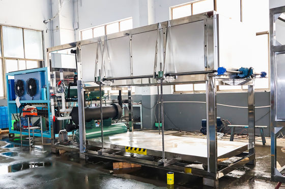 Icema Industrial Block Ice Maker Machine Output 1-30 t Per uso commerciale