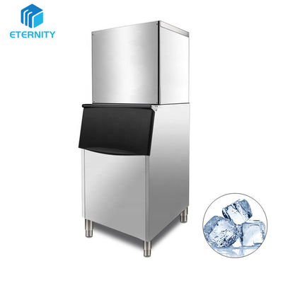 comprare 200kg 300kg 400kg 500kg ICEMA Ice Cube Maker Machine 760*830*1780mm Taglia di ghiaccio 22x22x22mm online manufacture