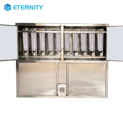 comprare Fabricante di cubetti di ghiaccio industriali con griglie di ghiaccio 19x21x6 e velocità di produzione di ghiaccio da 12 a 17 minuti online manufacture