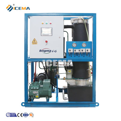 comprare 10Ton/Day Tube Ice Machine with R404a/R22a Refrigerant and 22/25/32/38mm Ice Size online manufacture