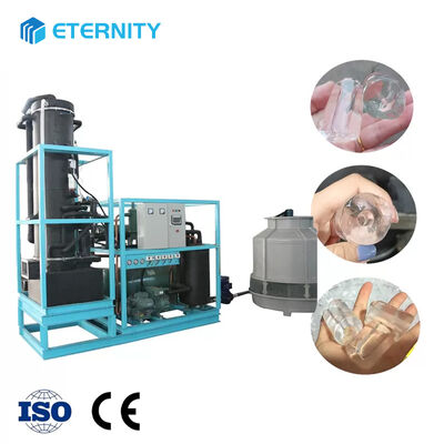 comprare ICEMA 25T/24H Industrial Tube Ice Machine with 21mm/24mm/28mm/34mm Tube Ice and -8 ℃ Temperature for High Efficiency Cooling online manufacture