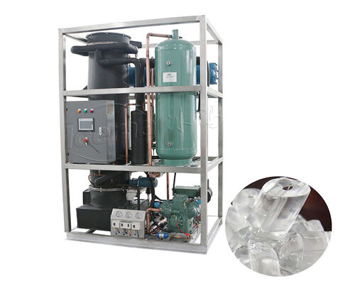 acquistare Impianto di produzione di ghiaccio a tubo di raffreddamento ad acqua da 1 tonnellata di buona qualità al prezzo più basso fabbricazione online