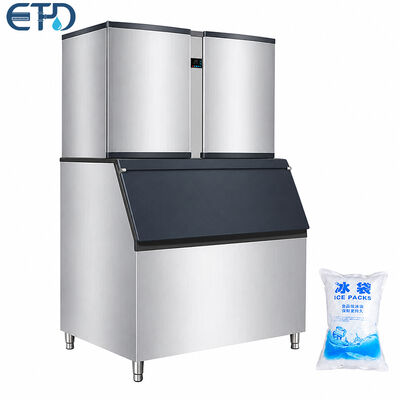 acquistare 220-240V R404a / R507a Macchine per cubetti di ghiaccio commerciali Facile manutenzione fabbricazione online