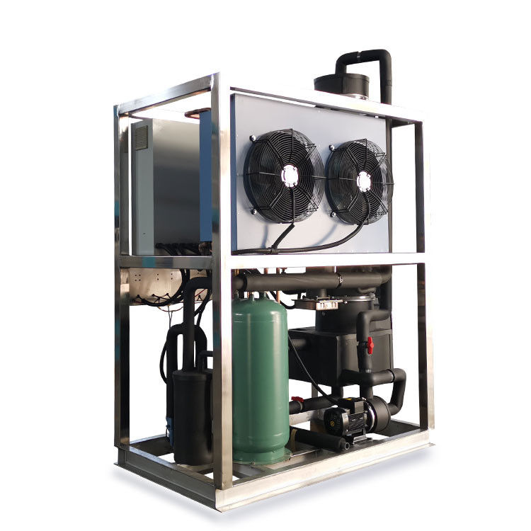 Macchina di produzione di tubi di ghiaccio di alta qualità 1 tonnellata/24 ore piccola macchina di ghiaccio tubolare per cola/caffè/bevande