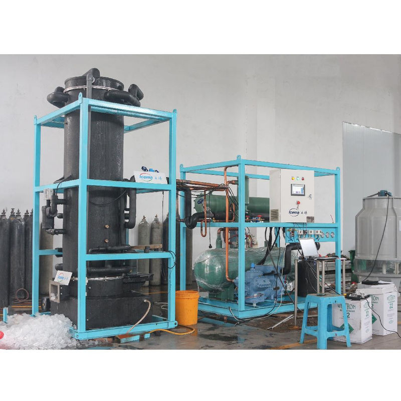 Macchine per il ghiaccio a tubo industriale 1T/24H per la trasformazione alimentare nei laboratori dell'industria della ristorazione