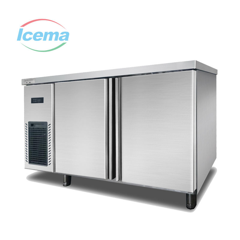 Frigorifero in acciaio inossidabile con contenitori regolabili e tecnologia di refrigerazione R404A