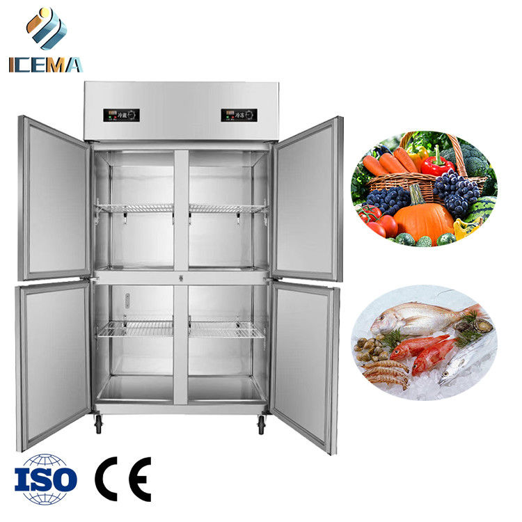 bassa temperatura astuta libera gelo commerciale verticale del congelatore di frigorifero 797L per il ristorante