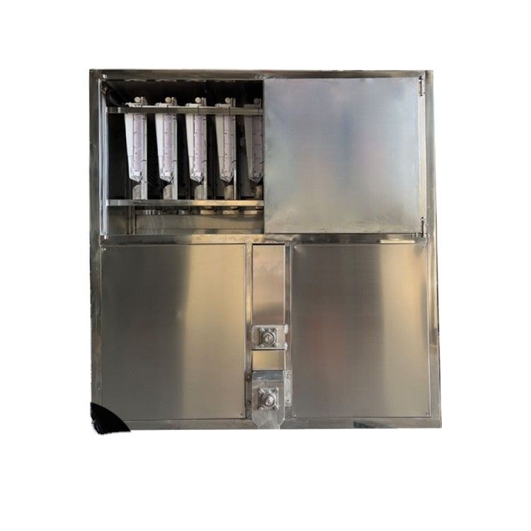 22*22*22mm Ice Cube Size Industrial Ice Cube Machine con sistema di controllo microcomputer