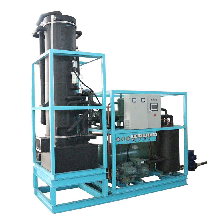 8000 KG Bizter Compressore Ice Tube Machine 20 tonnellate 30 tonnellate La tua soluzione per il ghiaccio industriale