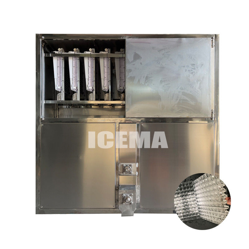 ICEMA 2T/24H macchina per il ghiaccio macchina automatica per la fabbricazione di cubetti di ghiaccio per impianti di ghiaccio