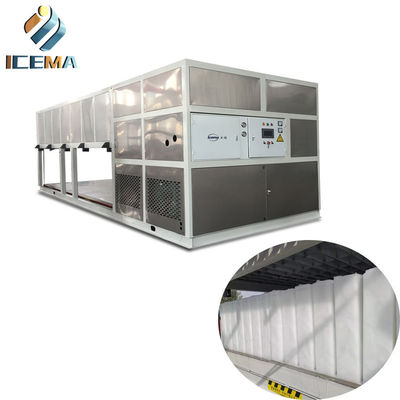 Macchina per il ghiaccio a blocchi a raffreddamento diretto industriale 15T 118KW