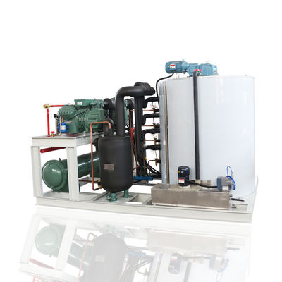 Macchina per il ghiaccio in scaglie di acqua di mare da 10 tonnellate commerciale 32kw ​​380V